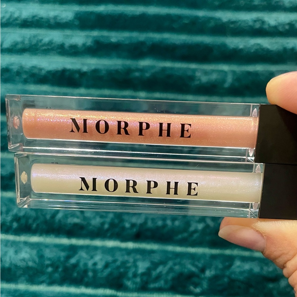 Glow Recipe Plum Plump gloss and Morphe lip gloss bundle - Picture 3 of 5
